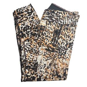 Calvin Klein Performance Leggings Animal Print Wick L Comfort Gym Activewear‎